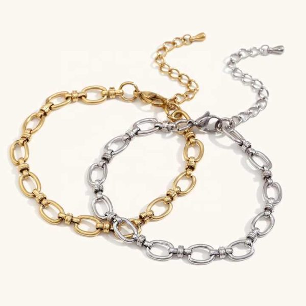 Anklet Fashion Stainless Steel Jewelry Tarnish Free 14k Gold Cross Chain Anklets