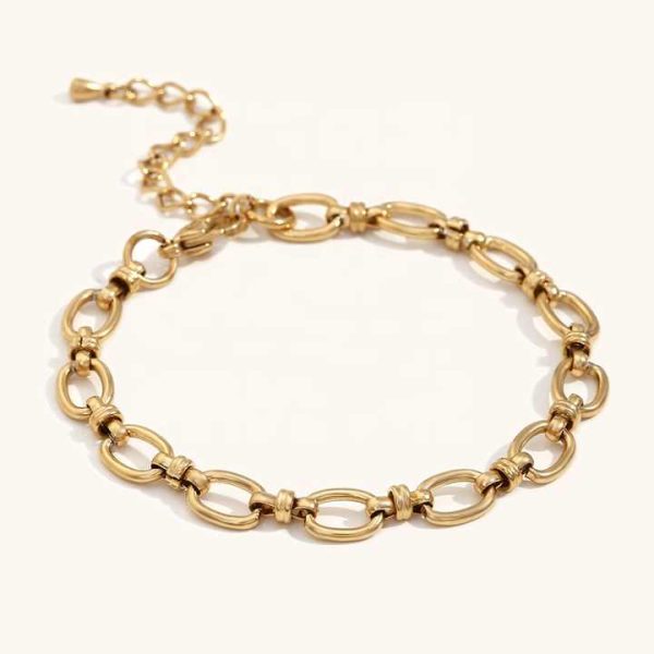 Anklet Fashion Stainless Steel Jewelry Tarnish Free 14k Gold Cross Chain Anklets