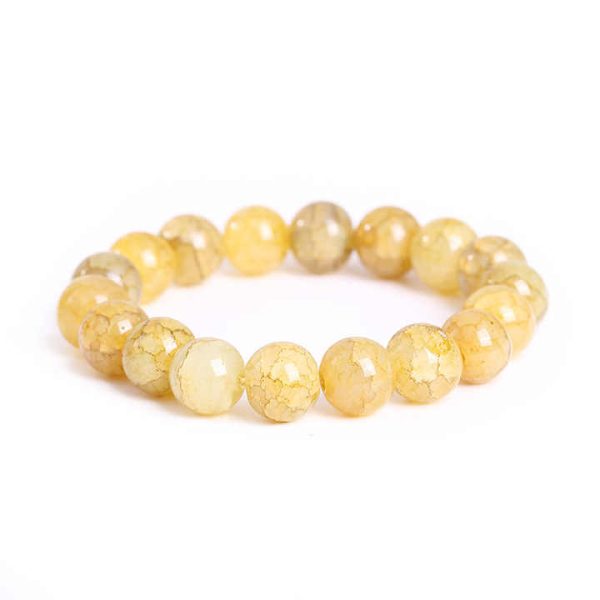 SC Wholesale Stylish Handmade Bracelet Bangle Fashion Colorful Bracelet Trendy Glass Transparent Beaded Bracelet for Teen Girls