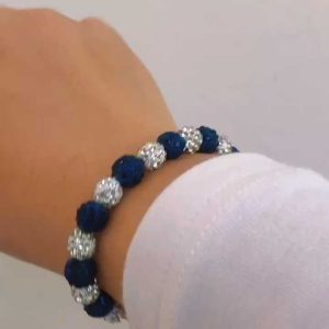 Wholesale Romantic Crystal Rhinestone Shambhala Bead Bracelet for Weddings Anniversaries Gifts