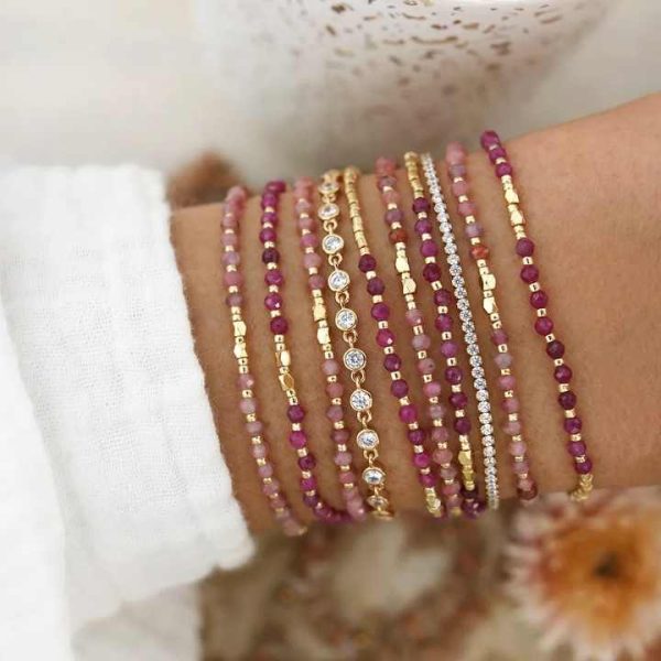 Summer Handmade Adjustable Women Fashion Jewelry Natural Stone Beaded Bracelet for Girls Miyuki Seed Bead Bracelet