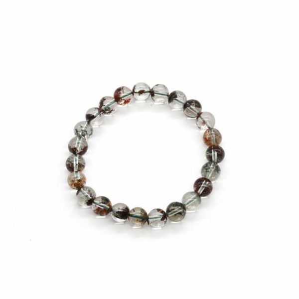 High Quality Genuine Stone Beaded Bracelets Natural Stone Beads Bracelets Green Garden Stone Beaded Bracelets