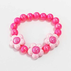 OEM Kids Jelly Color Beaded Bracelet Children's Fashion Kids Accessories 01