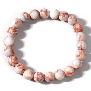 Fashion Jewelry Natural Stone Bracelet Jewelry Elastic Fashion Wrap Bracelets Picasso Stone Beaded Bracelets