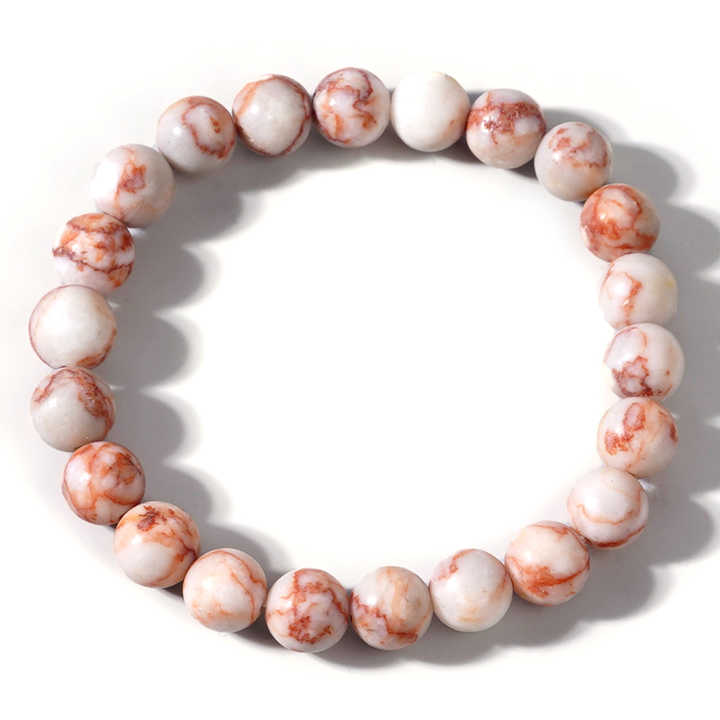 Fashion Jewelry Natural Stone Bracelet Jewelry Elastic Fashion Wrap Bracelets Picasso Stone Beaded Bracelets
