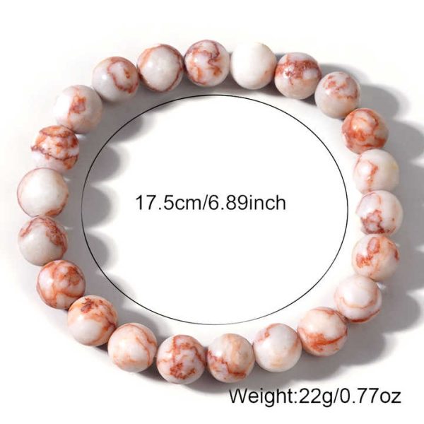 Fashion Jewelry Natural Stone Bracelet Jewelry Elastic Fashion Wrap Bracelets Picasso Stone Beaded Bracelets