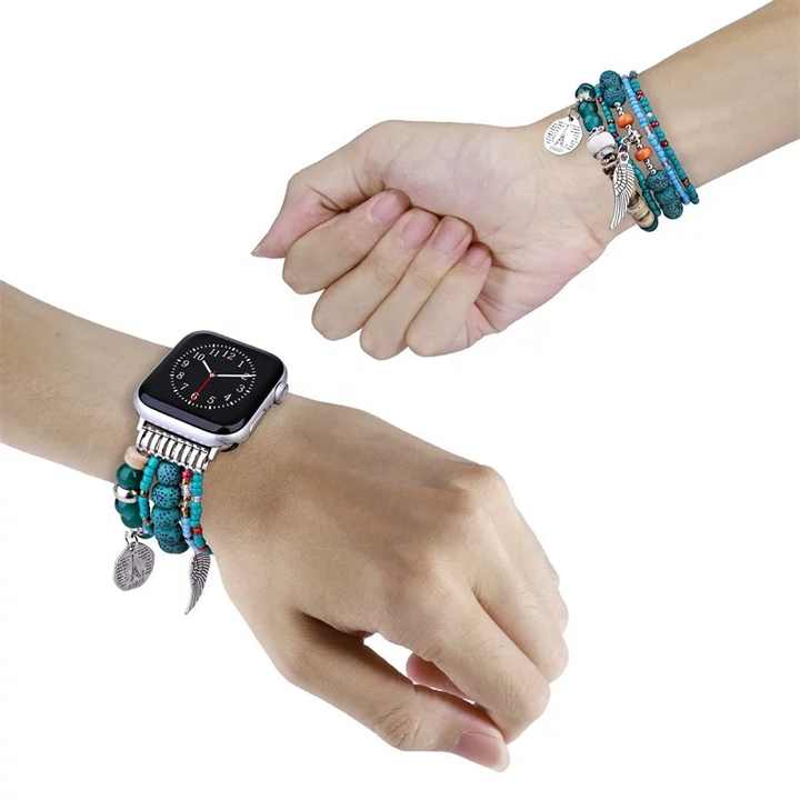 Colorful Bohemian Style Handmade Beaded Art Fashion Personality Watchband Bracelet