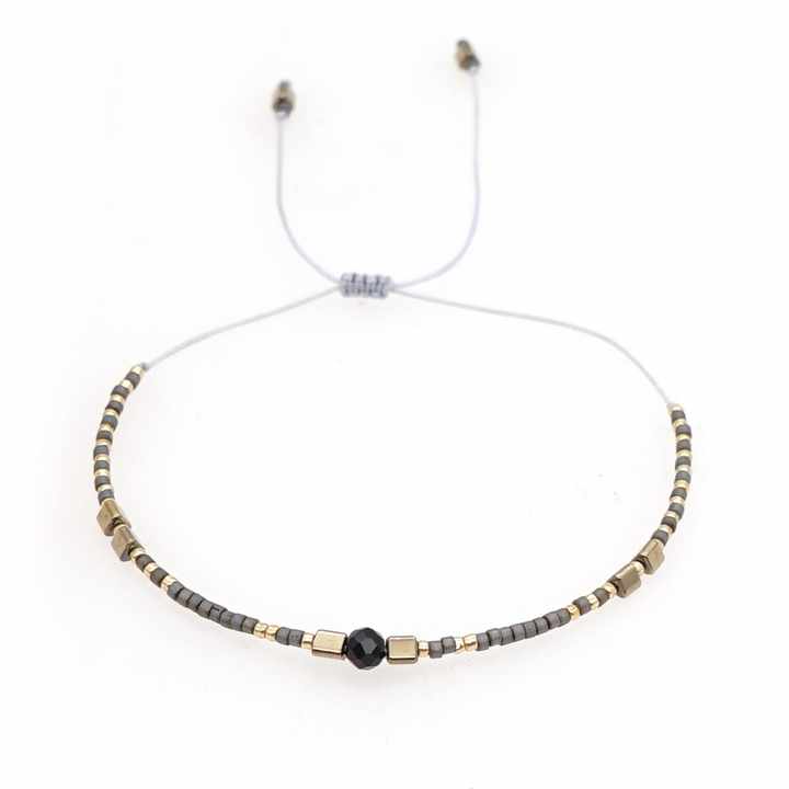 Go2BoHo Simple Solitaire Bracelet Set for Women 3pcs/lot Miyuki Seed Bead Fashion Jewelry with Freshwater Pearl for Gift