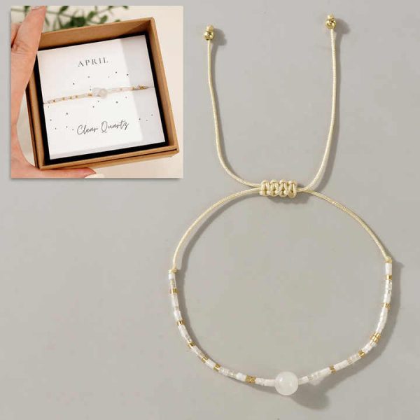 Wholesale Fashion with Crystal Beaded Stacked Style Bracelet Suitable for Summer Seaside Unisex Jewelry