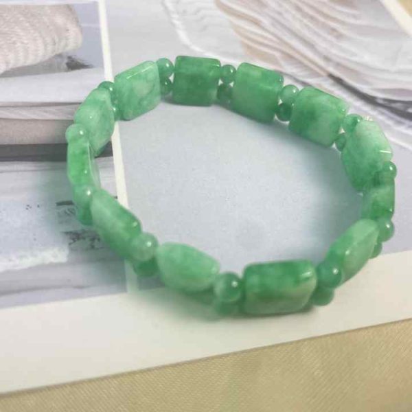 The Latest Style Fine Jewelry Crystal Bead Girl Jade Smart Couple Natural Stone Diamond Fashion Bracelet & Bangle on Hot Sale