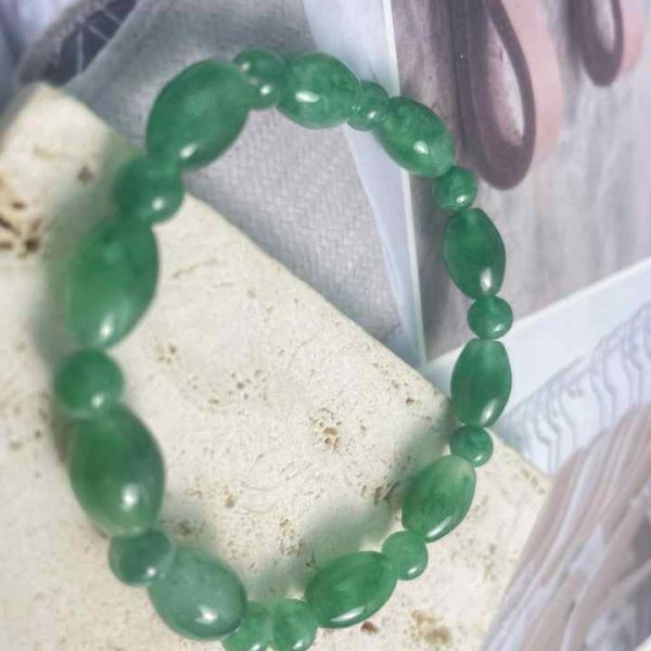The Latest Style Fine Jewelry Crystal Bead Girl Jade Smart Couple Natural Stone Diamond Fashion Bracelet & Bangle on Hot Sale