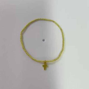 Bohemian Gold Plated Copper Alloy Beaded Charm Bracelet for Women and Men