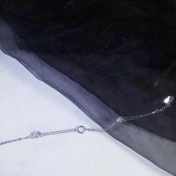 Charming Fashion Factory Wholesale S925 Sterling Silver Love Geometry Bracelet Women's Senior Jewelry