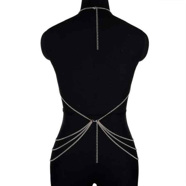 Swimming Ins Party Fashion Jewelry Accessories Bodychains Stainless Steel Bikini Waterproof Tassel Waist Body Chain for Women