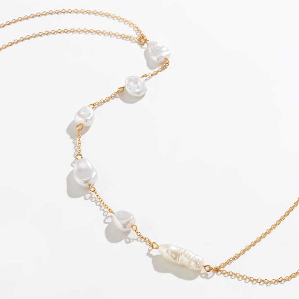 Trend Design Baroque Style Summer Beach Body Chain Sexy Vacation Neck Waist Beaded Chain for Bikini Clothing for Gifts