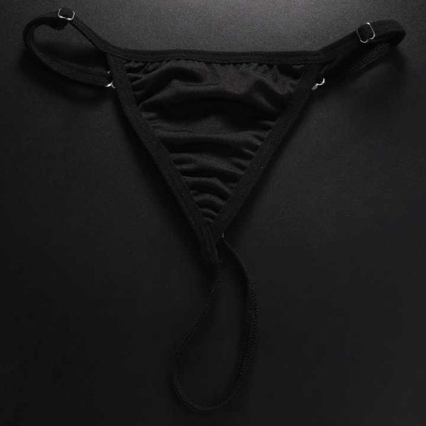 European Best Sale Fashion Jewelry Body Chain Black Red Sexy Women Adjustable Crystal CZ Heart Thong Panties Body Chain Jewelry