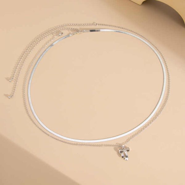 Fashion Summer Simple Double Layered Waist Chain Body Women's Jewelry Body Chain Wholesale N25803
