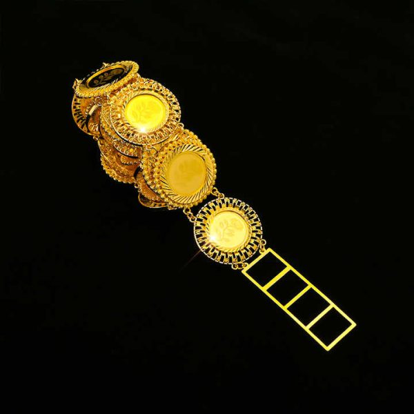 Wholesale Middle Eastern Style Rose Design Women's Belt Accessories,18K Gold Plated Jewelry, Women's Wedding Accessories