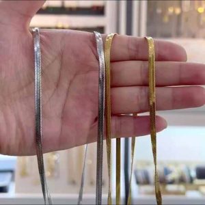 Tarnish-Resistant Blade Design Stainless Steel Gold Plated Waist Body Chain Jewelry