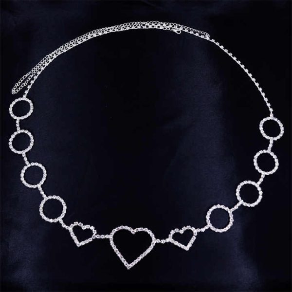 Hot Selling Bling Rhinestone Tassel Belly Waist Chain Women Body Chain Bikini Jewelry