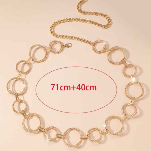 DAIHE New Fashion Punk Night Club Sexy Circle Body Chain Sexy