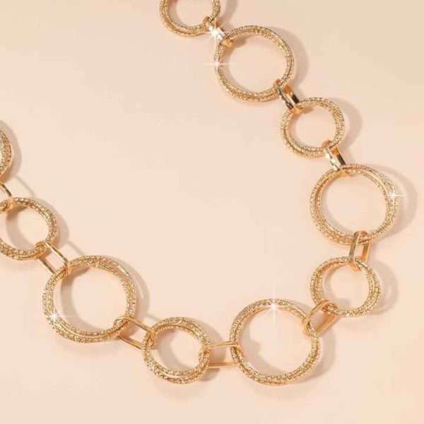 DAIHE New Fashion Punk Night Club Sexy Circle Body Chain Sexy