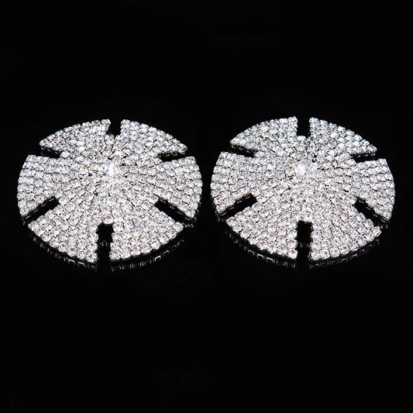 Rhinestone Tassel Nipple Pasties Body Chain Rhinestone Nipple Cover Sticker Crystal Chest Nipple Stickers for Women