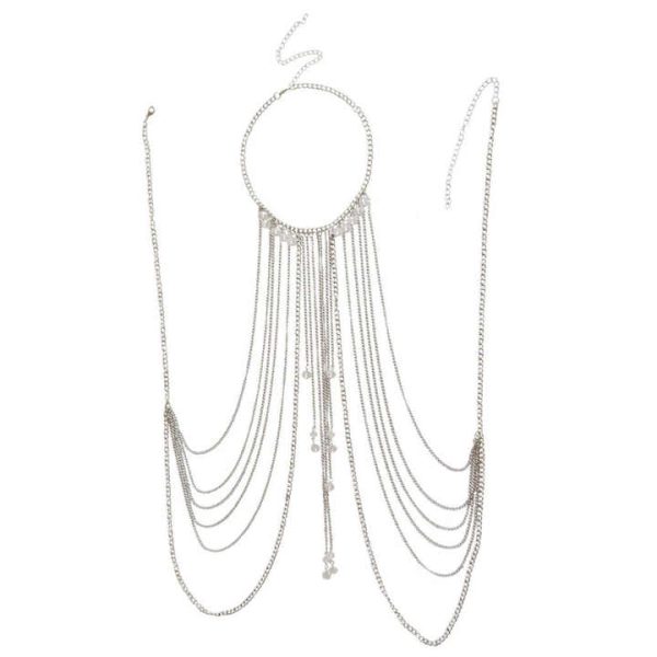 Wholesale 18K Gold Steel Snake Chain Emerald Pendant Necklace Bracelet Jewelry Set for Women
