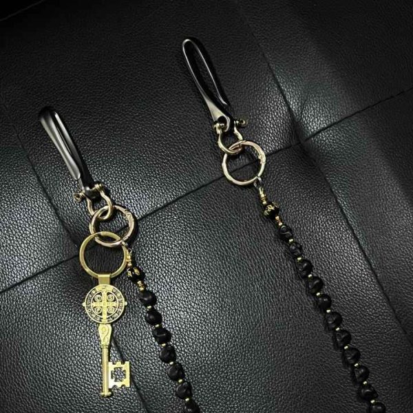 Punk Dark Skull Chain Pants Chain Handmade Hip-Hop Retro Jeans Waist Chain Pendant For Men And Women Individually Wrapped