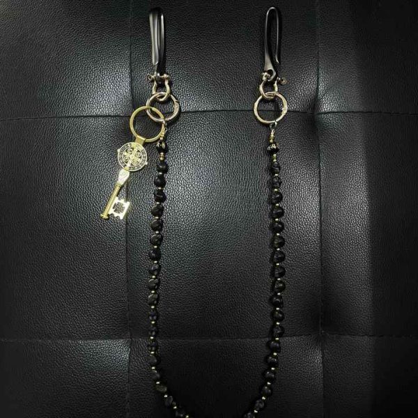 Punk Dark Skull Chain Pants Chain Handmade Hip-Hop Retro Jeans Waist Chain Pendant For Men And Women Individually Wrapped