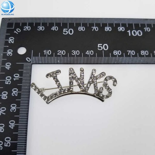 Clear and Green Rhinestone LINKS Brooch Silver Plated Alloy Sorority Pins for the Links Incorporated Inspired Black Women