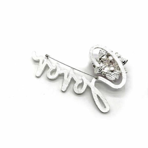 Custom Greek Jewelry Sorority and Fraternity Rhinestone Flower Soror Brooch Pins for Women Clothes Accessories