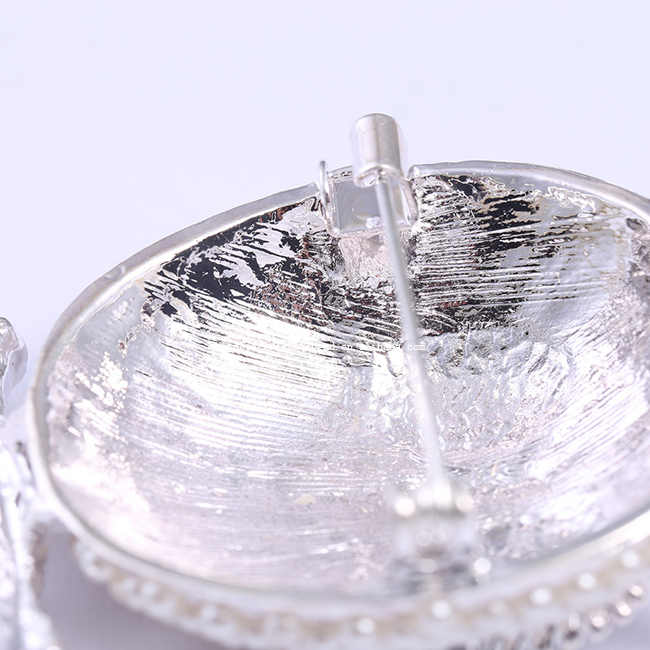 2025 High Quality Vintage Brooch Silver Plated ABS Pearl Owl Animal Women Brooches Pins