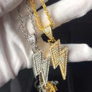 Trendy 18K Gold Plated Stainless Steel Chain Necklace for Women Men Unisex