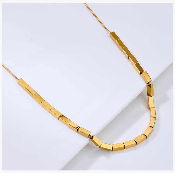 Guangzhou Fine Necklace Jewelry Fashion Jewelry 18k Gold Men Women Cuban Link Chain Choker Necklace