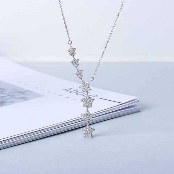 Hot New Fashion Necklace Seven-star Clavicle Chain Simple Personality Fashion Jewelry Necklaces