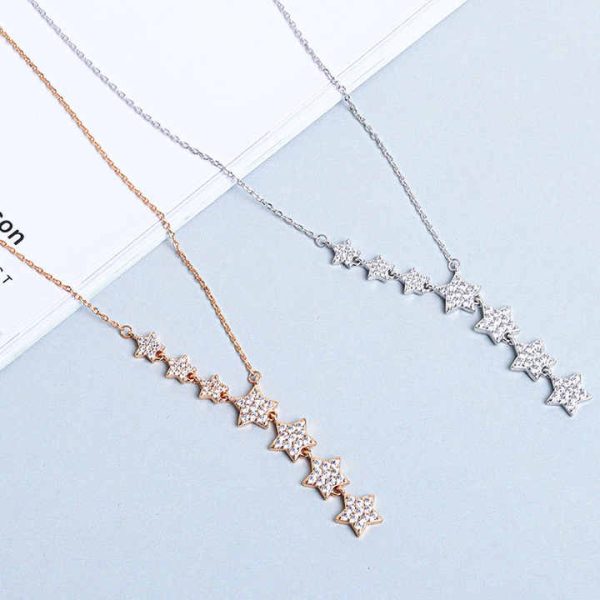 Hot New Fashion Necklace Seven-star Clavicle Chain Simple Personality Fashion Jewelry Necklaces