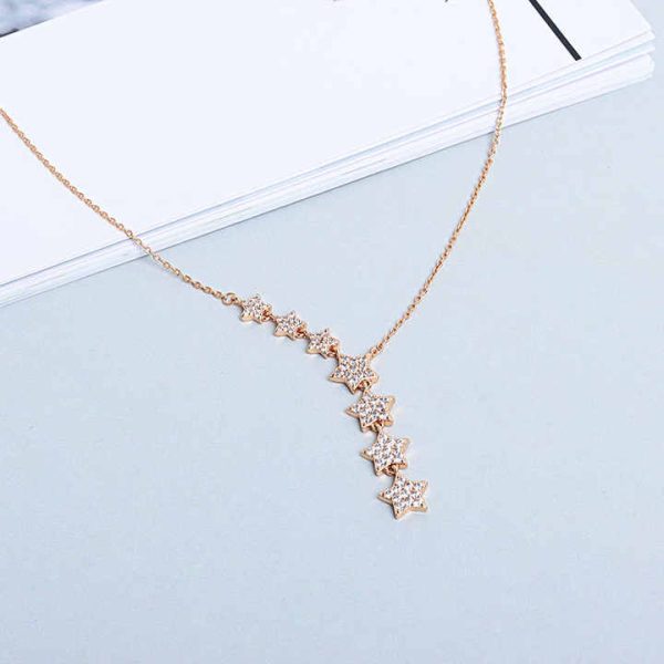 Hot New Fashion Necklace Seven-star Clavicle Chain Simple Personality Fashion Jewelry Necklaces