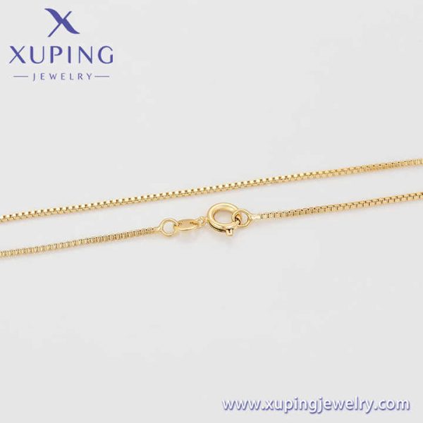 X000682699 Fashion Simple Necklace 14K Gold Color Romantic Sweet High End Wholesale Classic Hip Hop Necklace