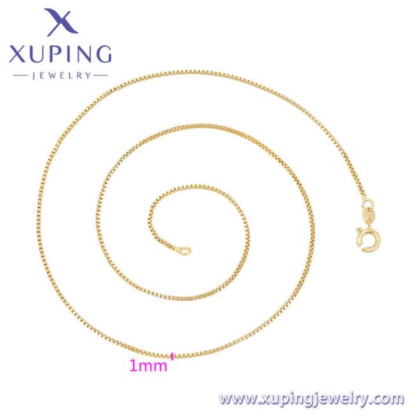 X000682699 Fashion Simple Necklace 14K Gold Color Romantic Sweet High End Wholesale Classic Hip Hop Necklace