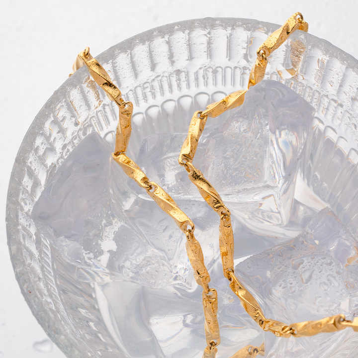 Jewelry Minimalist Necklaces Women Gold Plated Necklace Stainless Steel Necklace Chain