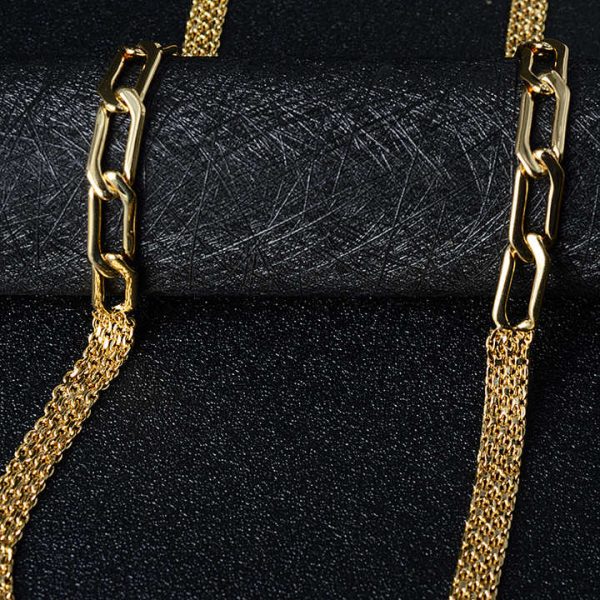 Fashion Jewelry 2021 Link Chain Necklace Maxi Statement Necklace Women Dubai High Quality Geometric for Party Gift