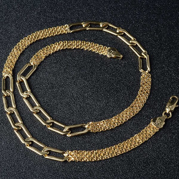 Fashion Jewelry 2021 Link Chain Necklace Maxi Statement Necklace Women Dubai High Quality Geometric for Party Gift