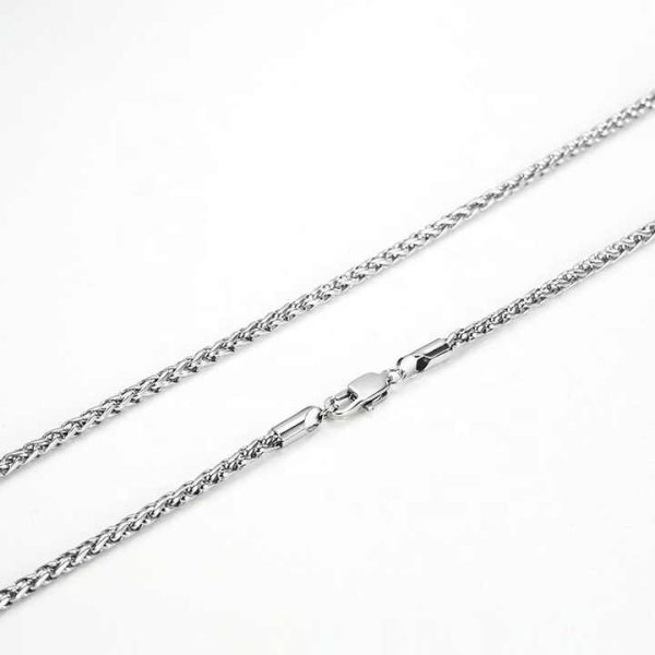 Fashionable Jewelry Chain Necklace Stainless Steel Flower Basket Chain Necklace for Unisex