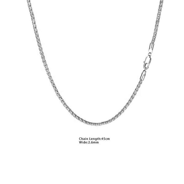 Fashionable Jewelry Chain Necklace Stainless Steel Flower Basket Chain Necklace for Unisex