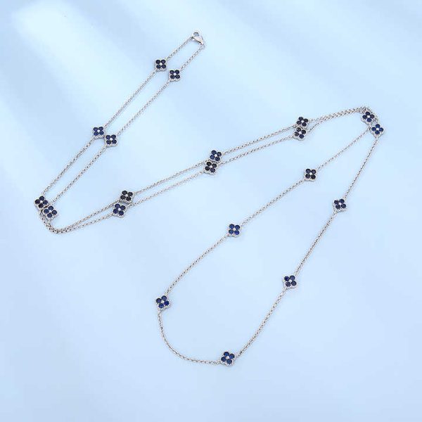 Factory Wholesale Support Customized Fashion Jewelry Popular Women's Styles Stacked Long Sweaters Chains Clover Necklaces