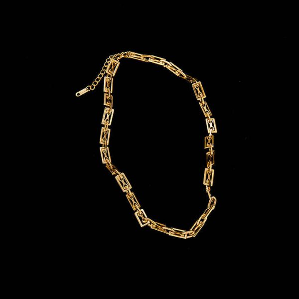 Thick Chain Necklace Women Fashion Hip Hop Neck Decoration Collarbone Chain