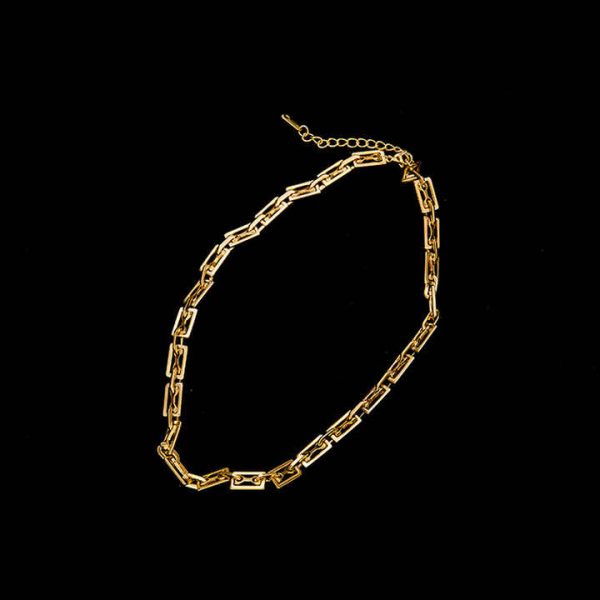 Thick Chain Necklace Women Fashion Hip Hop Neck Decoration Collarbone Chain