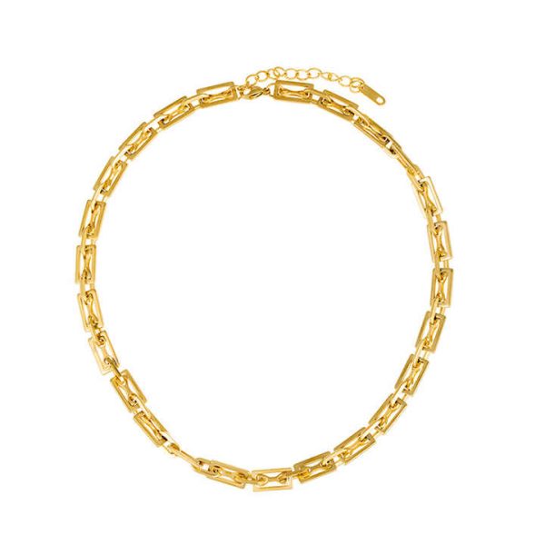 Thick Chain Necklace Women Fashion Hip Hop Neck Decoration Collarbone Chain