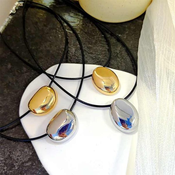 Fashionable Collarbone Chain Three-Dimensional Irregular and Cool Style Necklace Stainless Steel Women's Necklace